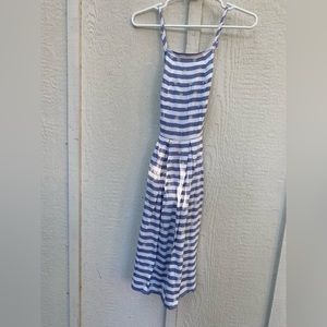 Two-color striped dress -Vestido de rayas dos colores